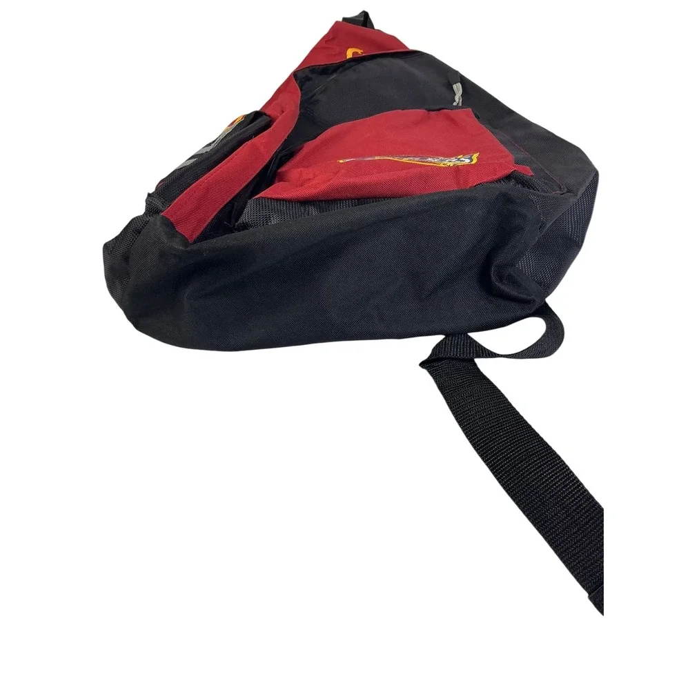 Cleveland Cavaliers Sling Backpack Red Black‎ Team Logo One Adjustable Strap